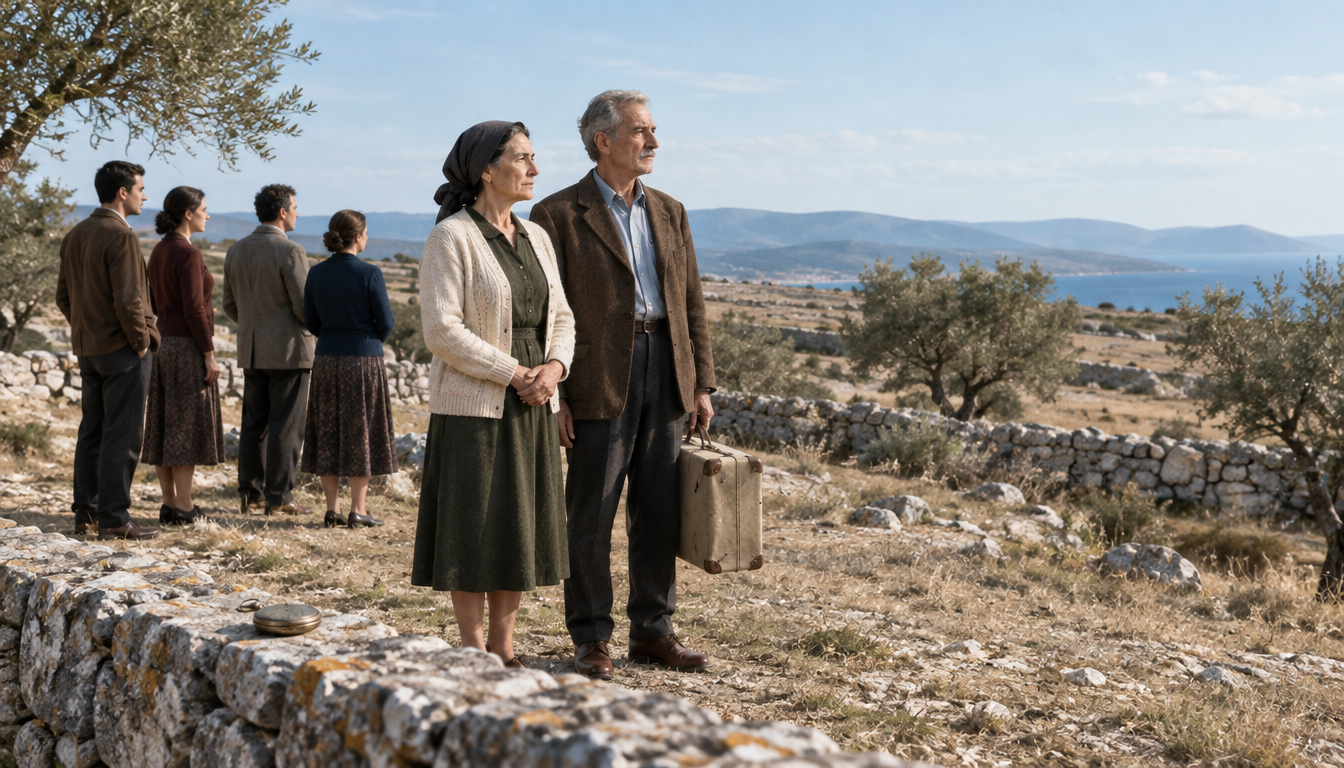 The final image returns to Dalmatia through Buković, where the family's memory and future meet. The war has not vanished from Ruža's life, and her father's murder remains unresolved, but the family has built love, home, and a new life beyond what was taken.